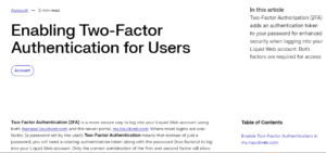 Two-Factor Authentication (2FA)liquidweb